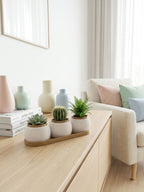 RILLA - Pflanztopf TRIO mit Tablett